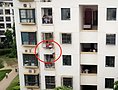 许宏伟：女童被卡防盗网 他徒手攀爬5楼天然气管道救人（组图）