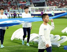 新华全媒+丨登场卡塔尔世界杯“最后两战”的丹寨少年（组图）