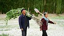 付志周：黄沙作纸树为墨 大漠深处“种”春秋（组图）