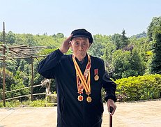 101岁抗战老兵黄国熙：“保家卫国，不怕死！”（图）